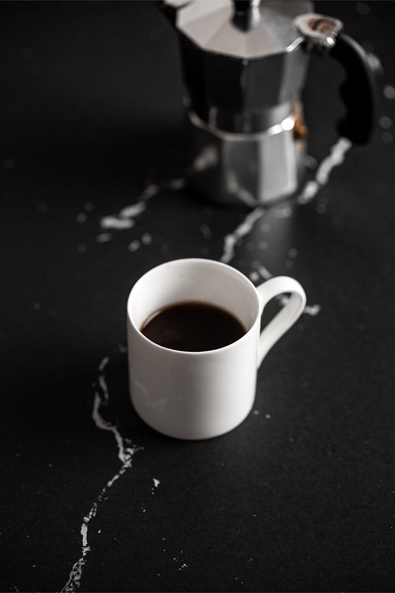 קפה על שיש שחור דגם נרו מרקווינה - Nero Marquina